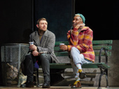 James McArdle as Louis Ironson and Nathan Stewart-Jarrett as Belize in Angels in America.