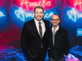 Once On This Island director Michael Arden and Broadway legend Joel Grey take a photo.