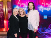 Angels in America producers Daryl and Jordan Roth snap a pic with three-time Tony winner Glenn Close.