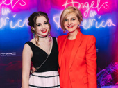 Angels in America director Marianne Elliott and her daughter Eve take a photo.