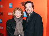 Theater couple Becky Ann and Dylan Baker attend the Broadway opening of Lobby Hero.