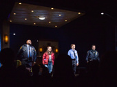 Lobby Hero stars Brian Tyree Henry, Bel Powley, Michael Cera and Chris Evans take their opening night bow.