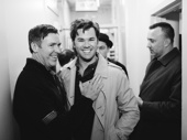 The Boys in the Band's Brian Hutchison and Andrew Rannells are all smiles after their first preview.