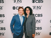 It's the best day ever! SpongeBob SquarePants' Tony-nominated star Ethan Slater and director Tina Landau get together.