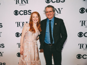 Loverly! My Fair Lady's Tony-nominated star Lauren Ambrose and director Bartlett Sher take a pic.