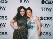 Carousel Tony nominees Lindsay Mendez and Jessie Mueller hug it out.