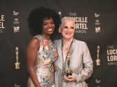 Summer star LaChanze presented the Lifetime Achievement Award to playwright Eve Ensler. 