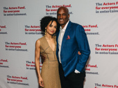 Children of a Lesser God  director Kenny Leon, pictured with star Lauren Ridloff, received an Actor's Fund Medal of Honor.
