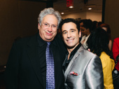 Harvey Fierstein and Chita nominee Christopher Gatelli have a Newsies reunion.