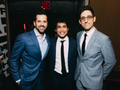 Chita winner Frankenstein's Robbie Fairchild  gets together with  Carousel dancer and nominee Andrei Chagas and  choreographer and nominee Justin Peck.