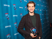 Andrew Garfield is all smiles picking up his award for Favorite Leading Actor in a Play.