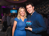 Broadway Across America Chief Operating Officer Lauren Reid and Grey Henson proudly show off the Mean Girls star’s award for Favorite Featured Actor in a Musical.