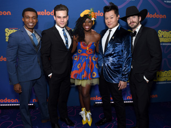 Hit the Red Carpet with the Cast of Broadway's Vibrant SpongeBob