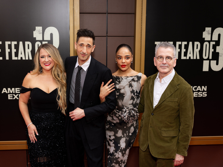 Adrien Brody and Tessa Thompson Celebrate Opening Night of The Fear of 13 on Broadway