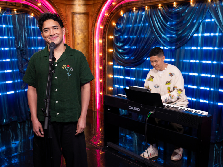 Watch Zachary Noah Piser Power Up the Title Song From Broadway's Maybe Happy Ending