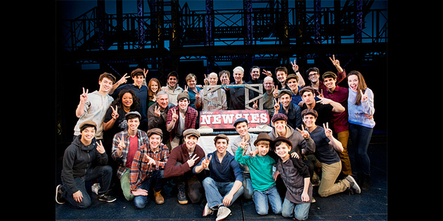 Newsies Turns Two See Corey Cott The Cast Celebrate The Hit Musical S Broadway Anniversary Broadway Buzz Broadway Com