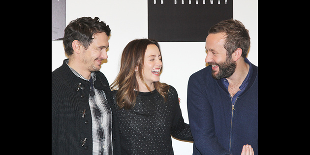 Why Is Broadway Like Sex Of Mice And Men Stars James Franco Leighton Meester And Chris O Dowd