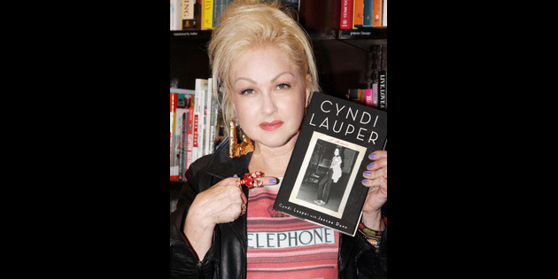 Broadway Bound Kinky Boots Composer Cyndi Lauper Celebrates Her New Memoir Broadway Buzz 7558