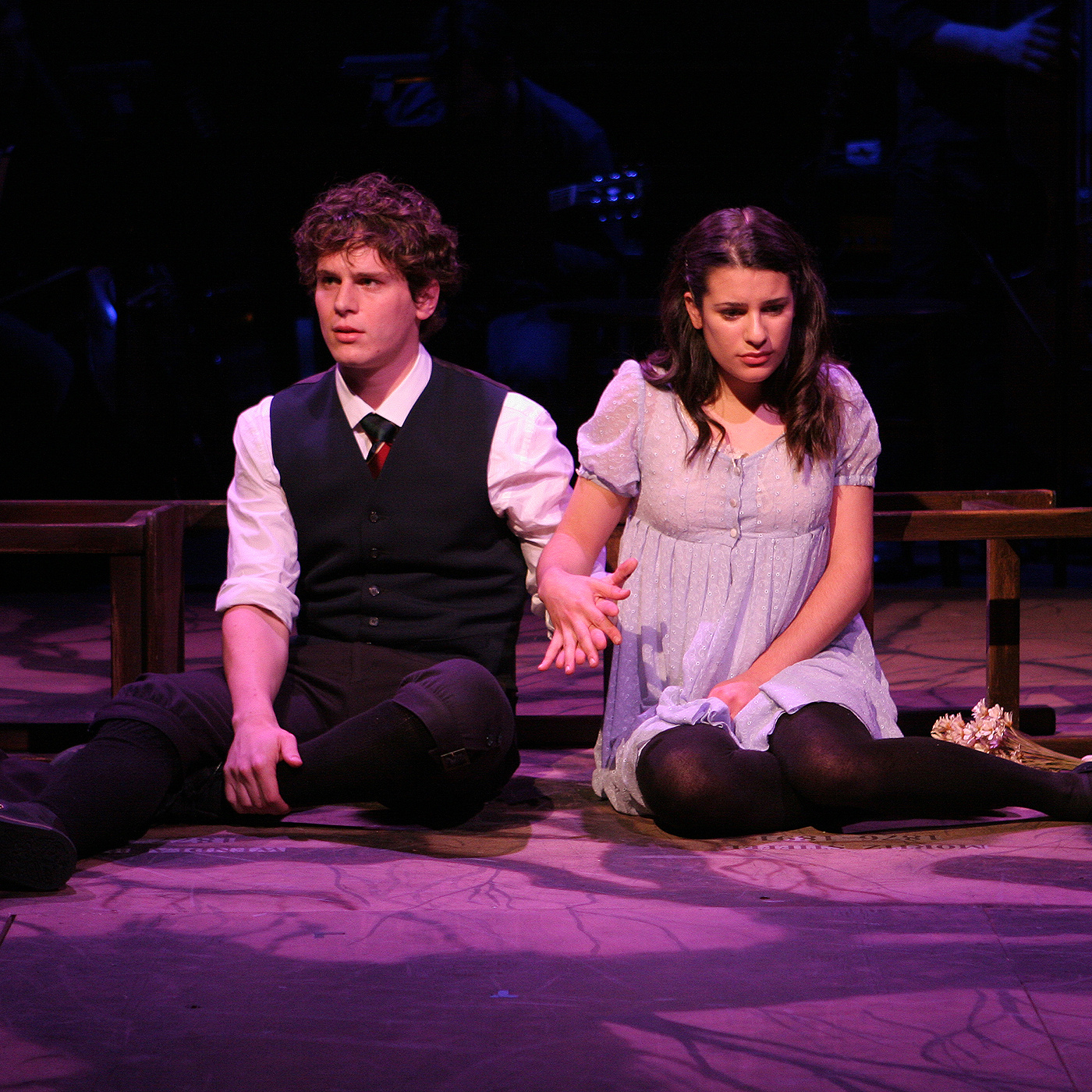 Lea Michele Reveals Spring Awakening Antics with Jonathan Groff