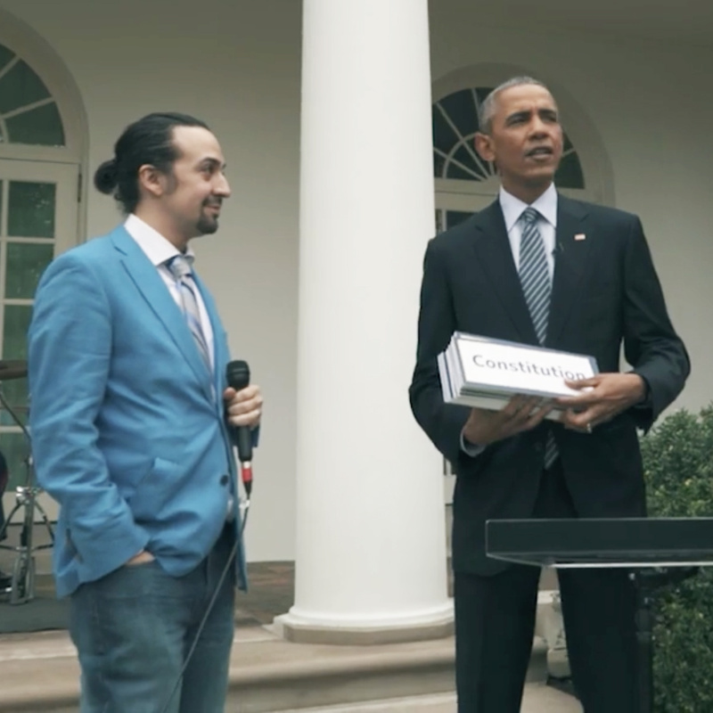 lin manuel miranda white house