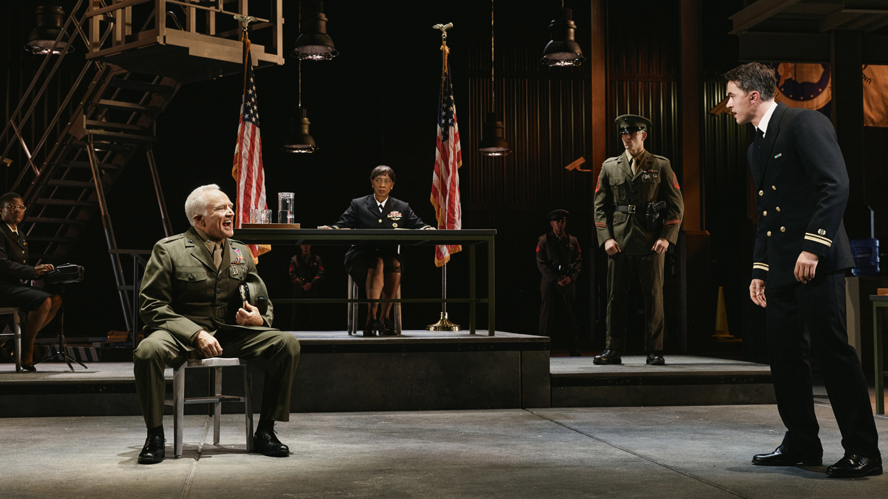 First Look Photos: Bradley Whitford and Tom Blyth Face Off in Broadway's A Few Good Men